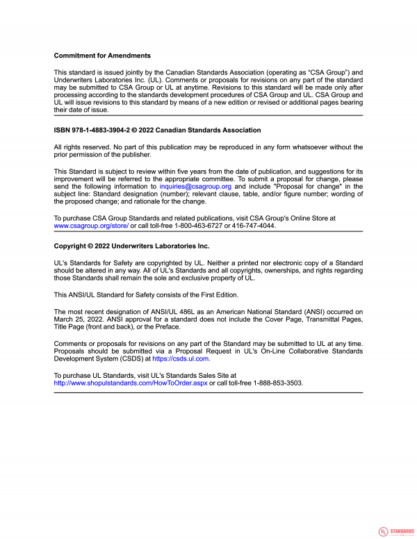 UL 486L PDF
